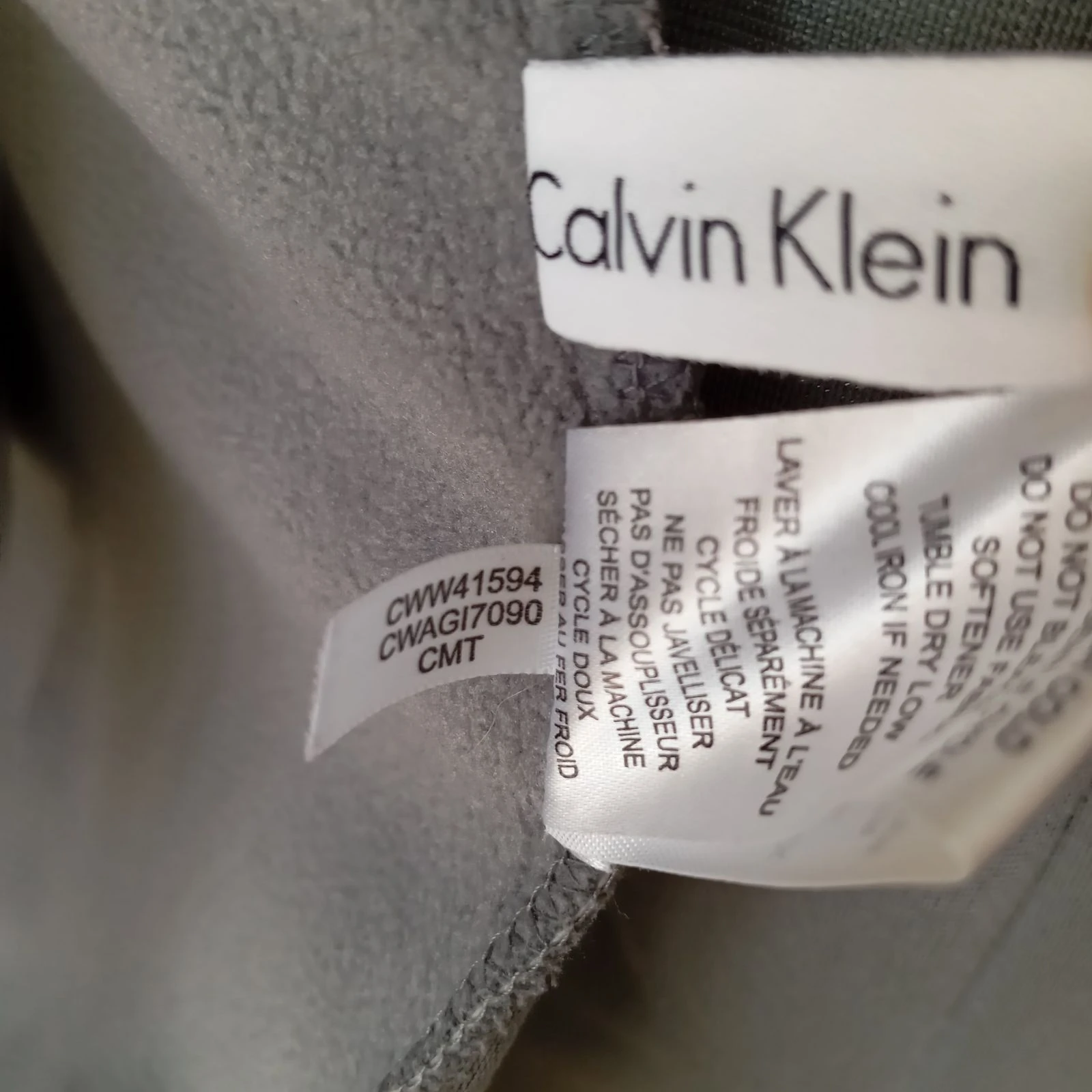 Trench impermeable / Chaqueta mujer Calvin Klein color blanco roto talla M – photo 19